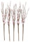 Ideen mit Herz | Rami decorativi con gattino di salice | Gattino di palma | Pianta artificiale | Decorazione pasquale | Primavera | 5 ramoscelli | 33 cm di lunghezza (rosa)