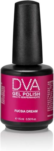 DVA, Gel Polish Colore Fucsia Dream | Smalto Semipermanente per Unghie a Lunga Durata, Autolivellante e Facile da Applicare, Colore Intenso e Brillante