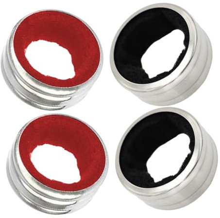 TOPPERFUN 4pièces Bouchons Anti-Goutte pour Bouteilles De Vin Acier Inoxydable Bagues Anti-Goutte pour Cols De Bouteilles De Vin Accessoires pour Bouchons De De Rechange