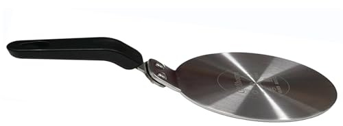 Gr8 Home Moka Induction Plate Hob Converter Heat Diffuser Adapter Gas Electric Cooker Stainless Steel Aluminium 13cm Pot Pan Disc Kitchen Tool