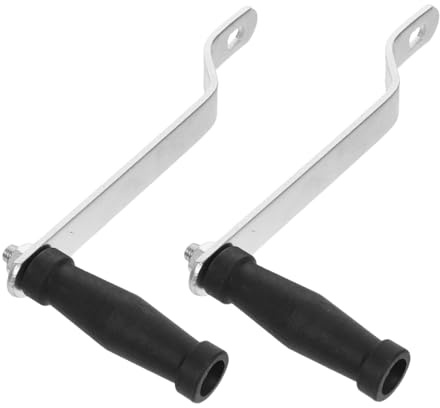Toyvian 2PCS Heavy Duty Winch Handle Replacement for Boat Trailer Accessories Ergonomic Crank Grip with Corrosion Resistant Construction for Manual Towing Winches and Lifts