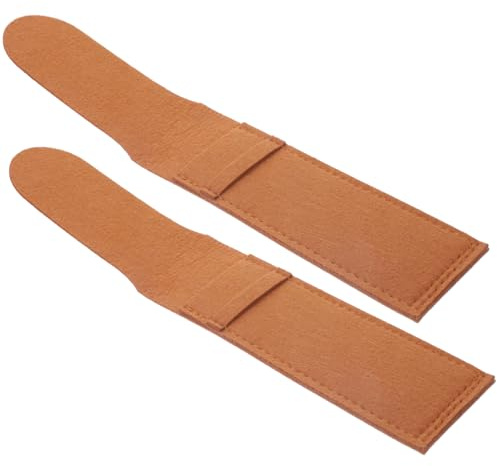 TOYANDONA 2 piezas Bolsa de Cuero para Cuchillos con Forro de Fieltro Organizador Portátil para Cocina Camping y Picnic Funda Protectora para Cuchillería