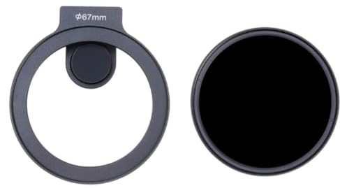 Muuookka pour 16/15/14 Clip de Caméra de Téléphone 67 mm sur Porte-Filtre avec Filtre 87hc ND
