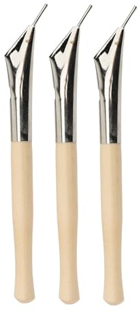 3-teiliger Töpfer-Batik-Druckstift, Druck-Batik-Stifte, Töpfer-Ton-Skulptur, Wachs-Werkzeug-Set, Skulptur, Handwerk, Töpfer-Werkzeug zum Malen, Zeichnen auf Stoff, Stoff,