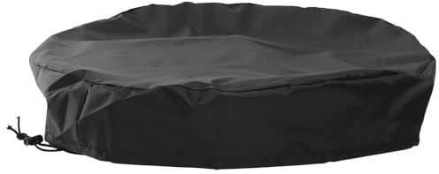 HOMSFOU Oxford Cloth Reusable Tank Cover and Outdoor Barrel Cover for Garden and Household Use, Water-Resistant Dustproof Protective Bucket Lid with Sturdy Sealing Design, Suitable for