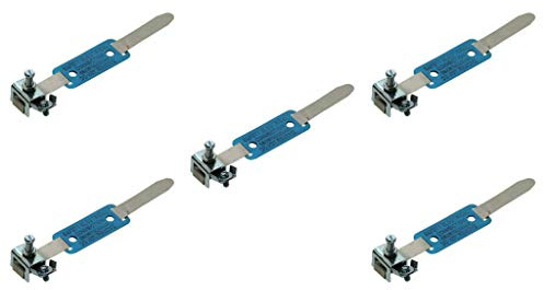 5 x Niglon AEC2-15 Adjustable Earth Clamp for Damp Conditions A-D 12-35mm (Blue)