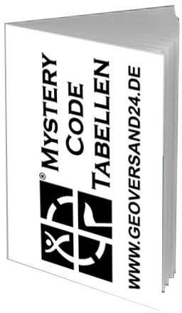 Geocaching Taschenplaner Mystery Lösungen Decodier Tabellen Buch A7 Heft