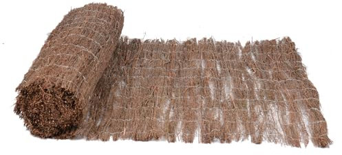 Suinga - Brande de Bruyere d'importation 1,5 x 5 mètres, 65% de tamisage, 0,7-1 kg/m2, pour terrasses, Jardins et délimitation de parcelles.