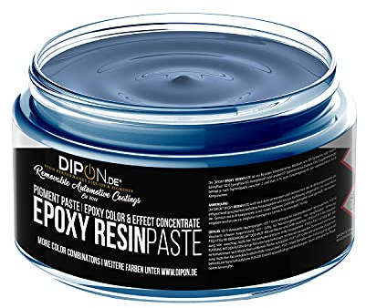 Epoxidharz Epoxy Pigment Farbpaste FERNBLAU BLUE ca. RAL 5023 Profi Hochpigmentierte Farbpaste für Epoxidharz Epoxy Resin Polyurethan Kunstharz Resin Art (80 Gramm)