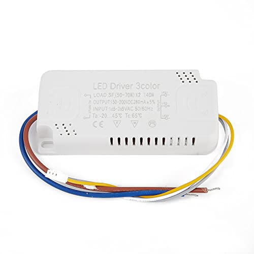 Trasformatore LED, adattatore LED Driver 3 colori per illuminazione a LED Sostituzione del trasformatore non isolante