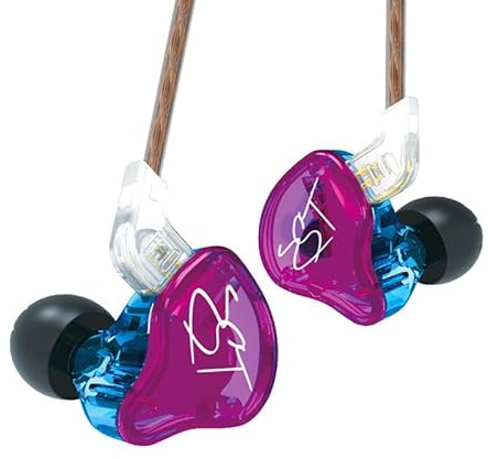 Keephifi KZ ZST - Auriculares de In Ear Monitor de Alta Fidelidad 1BA+1DD con Cancelación de Ruido