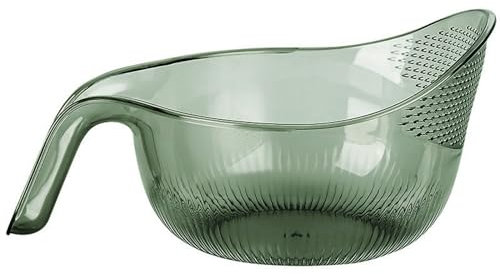 Scolapasta funzionale per il lavaggio del riso, ciotola di drenaggio efficiente, pratico cestino per lavello in materiale PET adatto per lavare il riso, cestino di scarico per una comoda conservazione