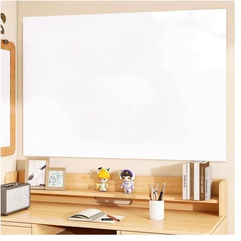 blais Statisches und Tragbares Whiteboard, Whiteboard, Whiteboards für Wände, Flipchart-Papier, Trocken Abwischbare Magnetfolie Weiß Glänzend, für die Home School (Color : White, Size : 0.6x5m)
