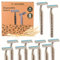 10 Pack Disposable Razors for Men & Women - Twin Blades Razors for Shaving - Eco Razors - Women's Disposable Razors - Eco Friendly & Smooth Shave Razors for Men - Smooth Disposable Shaver for Women