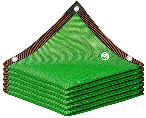 Telo parasole per piante da serra con occhielli, tasso di ombreggiatura del 90%, vela rettangolare traspirante, 6 x 10 m