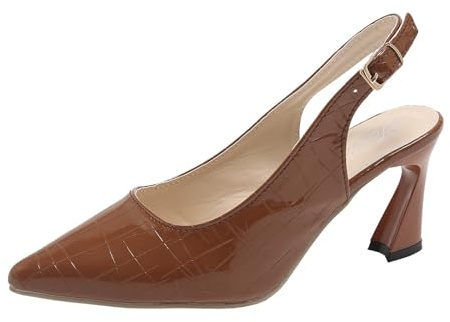 Zapatos de tacón alto para mujer, elegantes zapatos de tacón alto con tacón de bloque, zapatos altos, fiestas, bodas, zapatos de novia, informales, cómodos, para mujer