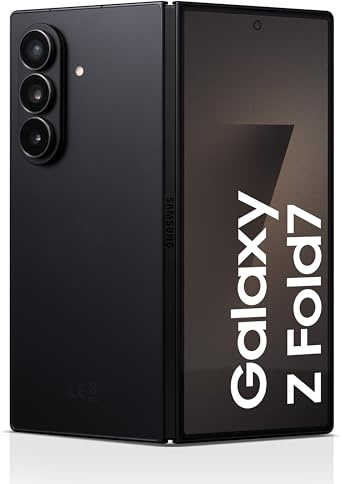 Samsung Galaxy Z Fold7, Smartphone Android 5G avec Galaxy AI, 256 Go, Smartphone déverrouillé, Noir Absolu