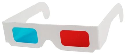 BESPORTBLE 20pcs Paper-framed Glasses Movie Glasses for Cinema Movie Theater Video Eyeglass