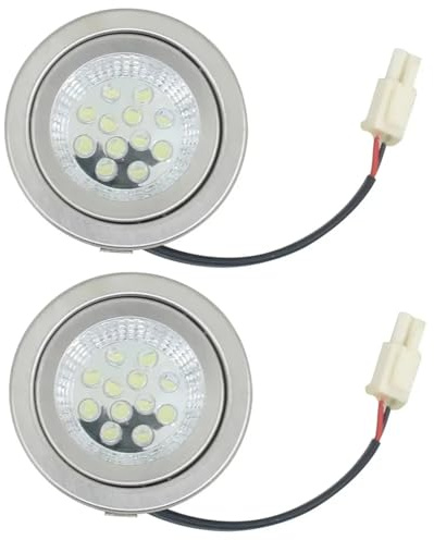 NASSMOSSE 2Pcs 3W Range Hood Light Bulbs 24V with EL Connector Energy Saving Replacement