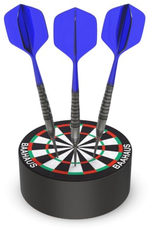 3D Printed Dart Holder/Stand for 12 Darts - Space-Saving Dartboard Storage Rack for Steel and Soft Tip Darts, Home and Club Accessory, Plastic