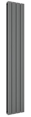 Badheizkörper Design Flach Heizkörper 1800x308mm Antrazit Paneelheizkörper Vertikal Mittelanschluss Einlagig
