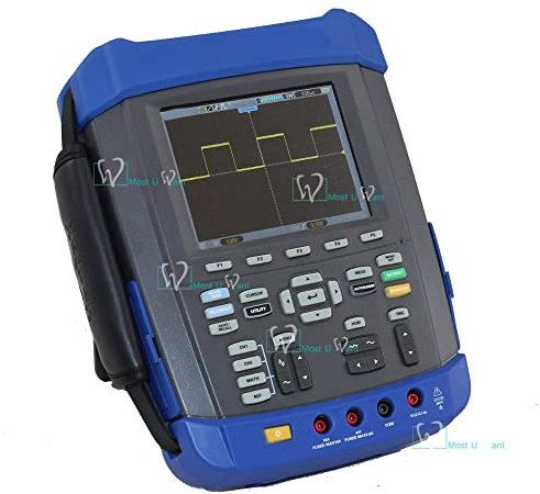Handheld Oscilloscope Multimeter 2Channel 100MHz 1GS/S 2M Memory Depth 6000 Counts DMM Recorder IP-51 5.6 LCD