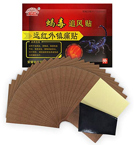 MQUPIN Pain Relief Patch Plaster 24-Patch,Pain Relieving Patch,Long Lasting Effect,Promote Blood Circulation Relief Knee Pain Backache Joint Muscle Cervical Vertebra Pain Relief Patch(3-Bag)