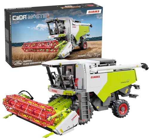 CaDA CLAAS Dominator Combine Harvester 4567 Piece Brick Model Kit C61508W