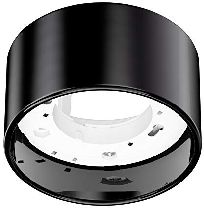 ledscom.de Plafonnier/douille de lampe KLU, porcelaine, noir brillant, 1x GX53 max. 60W
