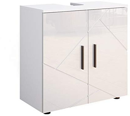 Vicco Mueble bajo Lavabo Irma, Blanco Alto Brillo, 60 x 59 cm