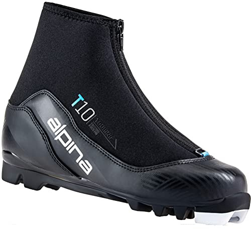 Alpina T 10 Eve Womens NNN Cross Country Ski Boots 2022-39/Black-Blue
