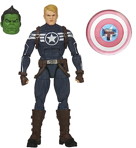 Hasbro Marvel Legends Series Marvel Comics Commander Rogers 6-Inch Action Figures,Small