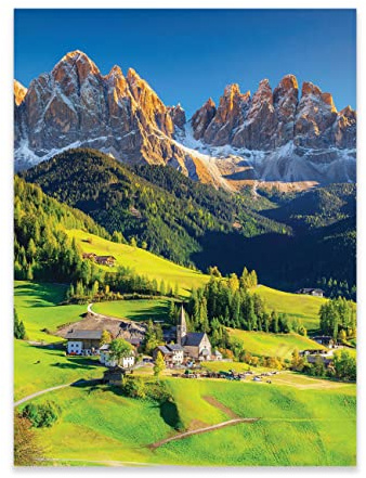 WallArena Poster Wand, Berge, | Ohne Rahmen XXL Wandposter Kunstdruck Fotoposter Wandbild Wandbilder Wand Bild auf Poster Wohnzimmer