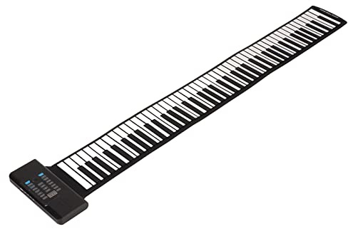 Il Piano Elettrico Roll-up Supporta l'applicazione per Pianoforte Digitale Roll-up a 88 Tasti con Suono, Professionale per i Principianti (Spina UE)