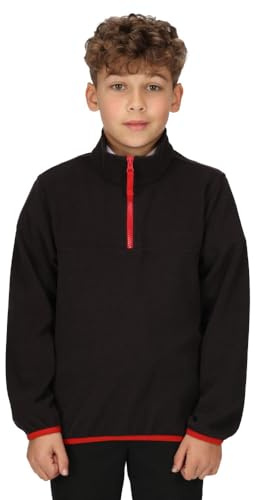 Regatta Boys Half Zip Micro Fleece Jacket, Lightweight, Warm and Sustainable Pullover Sweater - Perfect for Outdoors, Hiking, Walking & Camping