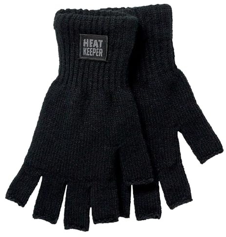Morethansocks - Fingerlose thermo handschuhe herren - Handschuhe herren winter - Fingerlose handschuhe herren - Fingerlose handschuhe thinsulate - Fingerlose handschuhe schwarz