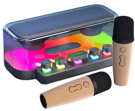 Rordigo Altoparlante Bluetooth Wireless Portatile New Z6 con Subwoofer Esterno e Kit di Altoparlanti Piccoli con Doppio Microfono Mini.