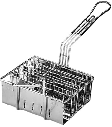 Sharplace Panier à tacos, panier porte-tacos pour friteuse, robuste, professionnel, support à tacos, support de conteneur pour panier frit pour restaurant, 4 grilles