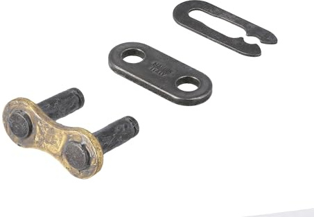 Kettenschloss Gold, Steckglied, 451-Teilung für Rollenkette - Simson SR1, S