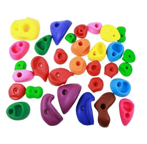 ZGXNYI Felsklettern Holds Kletterfelsen for Kletterwand hält Griffe Kits Outdoor-Spiele Spielplatz Outdoor-Training Requisiten Fitness-Spielzeug FüR Indoor Und Outdoor Kletterwand