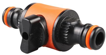 Connecteur De Tuyaux De Jardin - Adaptateur D'eau, Couplage Du Tuyau | Raccords À L'épreuve Des Fuites Avec Une Vanne D'arrêt Pour Le Système D'arrosage, Configuration D'irrigation, Extension De Robin