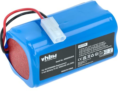 vhbw Batterie Compatible avec Rowenta Explorer 60 | 20, 40, 50, 45 robot électroménager bleu (30000mAh, 14,4V, Li-ion, sans boîtier)