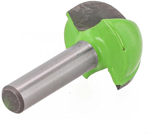 babominimer Fraise à bec sphérique de 8 mm en carbure de tungstène pour bois MDF, contreplaqué, panneaux de particules – Outil de fraisage en alliage durable avec hauteur (8 x 25)