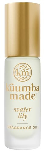 Kuumba Made Water Lily Fragrance Oil, Long-Lasting Small-Batch Perfume Roller, Vegan, Alcohol-Free, 0.15 Fl Oz