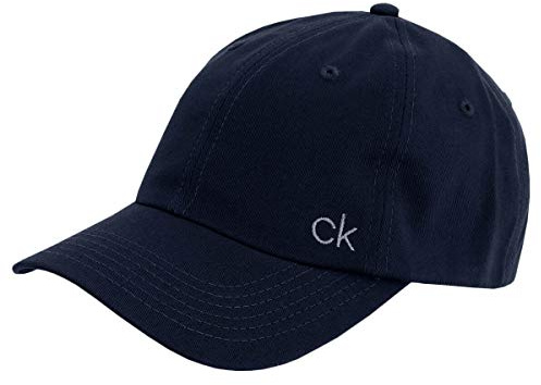 Calvin Klein Hombre clásico algodón 6 Panel Gorra de béisbol - Armada