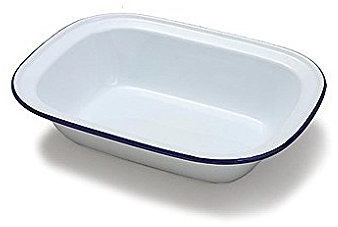 2XFalcon Enamel 30cm Oblong Pie Dish