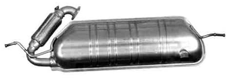 VEGAZ MS-496IMA Endschalldämpfer Kompatibel mit SMART FORTWO Coupe 451 1324900015