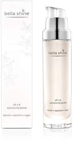 Bella Shine Gesichtscreme - Anti-Aging Creme für jeden Hauttyp, Feuchtigkeitscreme mit Mandelöl, Sheabutter, Arganöl und Kokos, vegan & natürlich, 50 ml