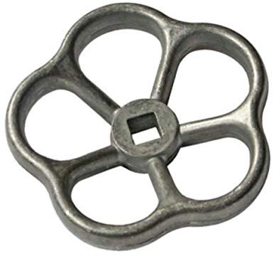 Handrad Ventil Ventilrad Vierkant aus Leichtmetall 11mm für Verteiler Standrohr Ventiloberteile von MBS-FIRE