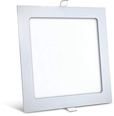 Braytron 5x 12W LED Panel 170 x 170mm Einbaustrahler Spot Einbauleuchte Kaltweiß 910 Lumen Deckenleuchte Eckig